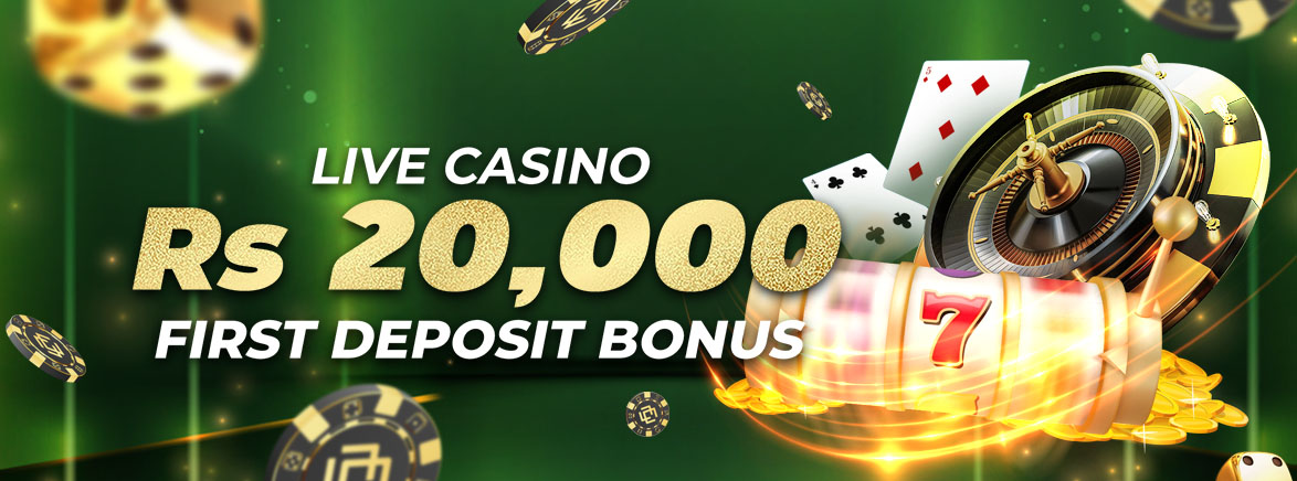 Casino 50% First Deposit Bonus 20,000 PKR