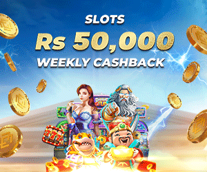 Slots 8.88% Weekly Cashback 50,000 PKR