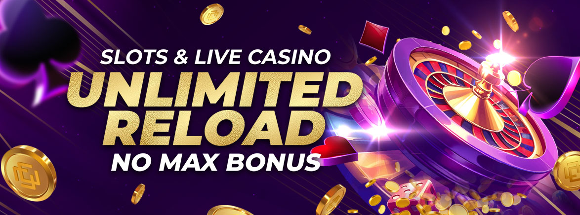 Slots & Live Casino 8% Unlimited Reload Bonus