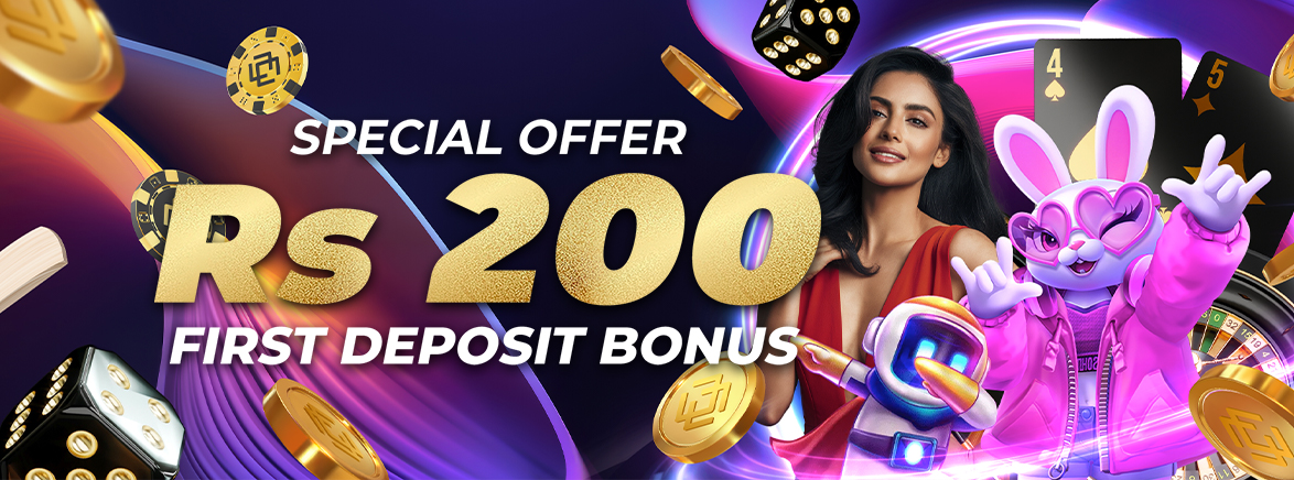 Special 200 PKR First Deposit Bonus