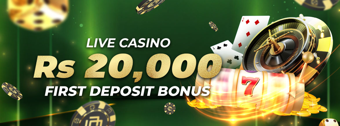 Casino 50% First Deposit Bonus 20,000 PKR