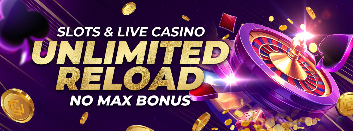 Slots & Live Casino 8% Unlimited Reload Bonus