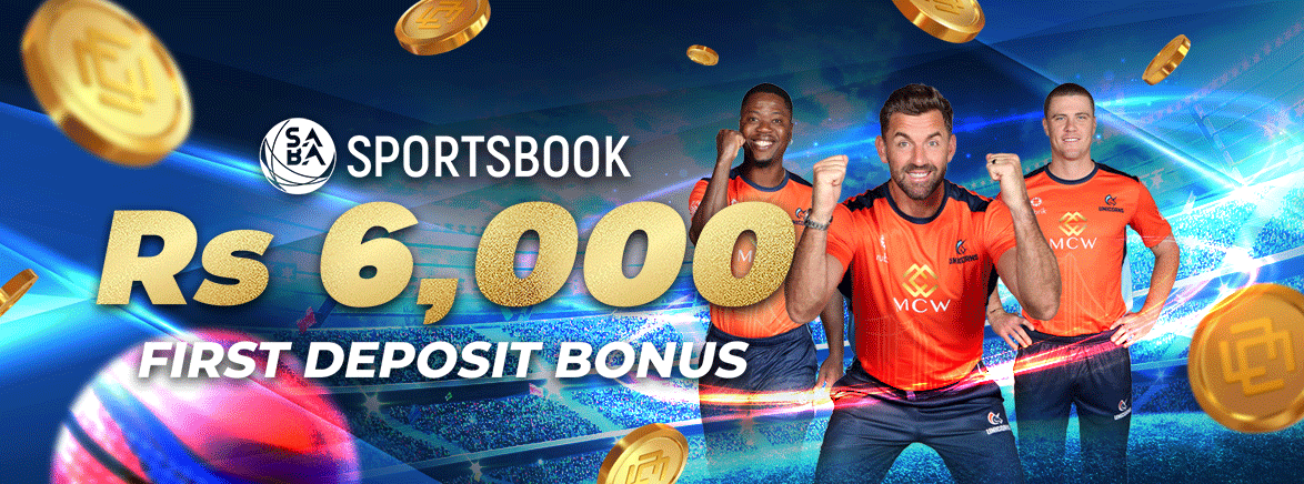 SPORTSBOOK 50% First Deposit Bonus 6,000 PKR