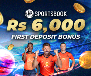 SPORTSBOOK 50% First Deposit Bonus 6,000 PKR