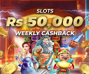 Slots 8.88% Weekly Cashback 50,000 PKR