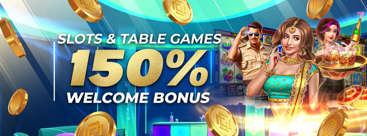 Slots & Table Games 150% First Deposit Bonus 20,000 PKR