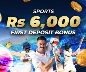 Sports 50% First Deposit Bonus 6,000 PKR